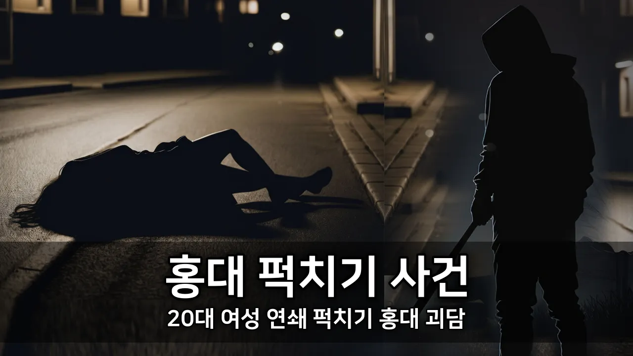 홍대 퍽치기 사건 - 20대 여성 연쇄 퍽치기 홍대 괴담