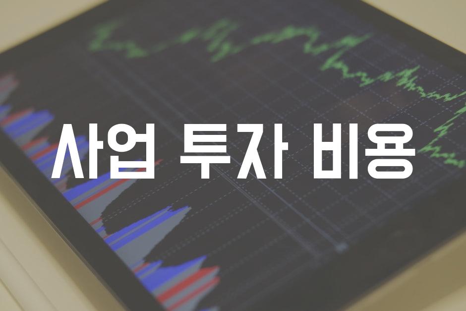 사업 투자 비용