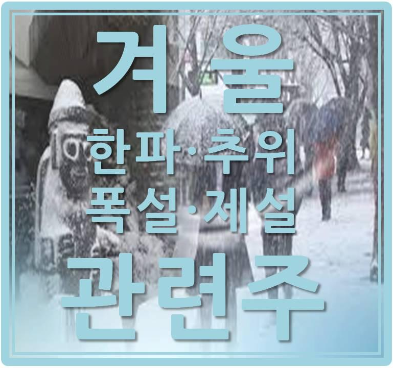  겨울 (한파·추위·폭설·제설) 관련주