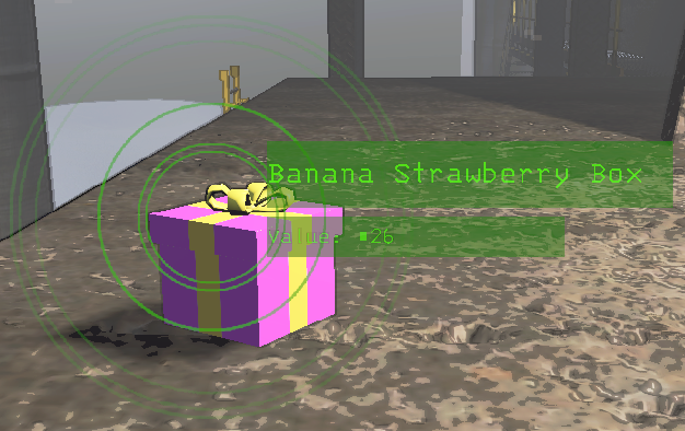 바나나 딸기 상자