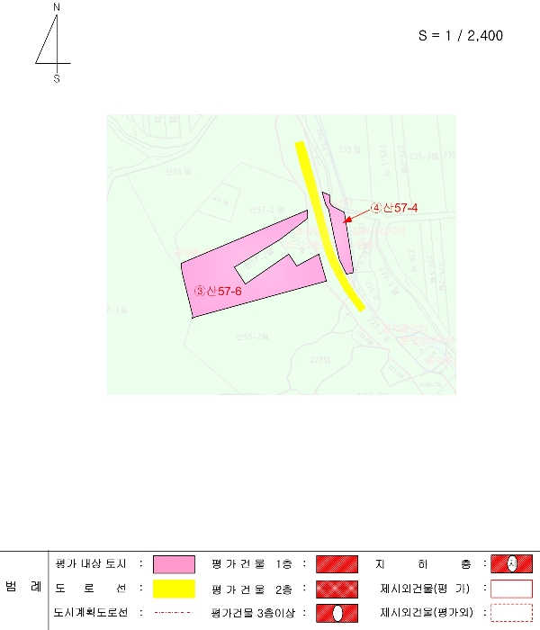 청주지방법원2022타경54623 지적도 사진