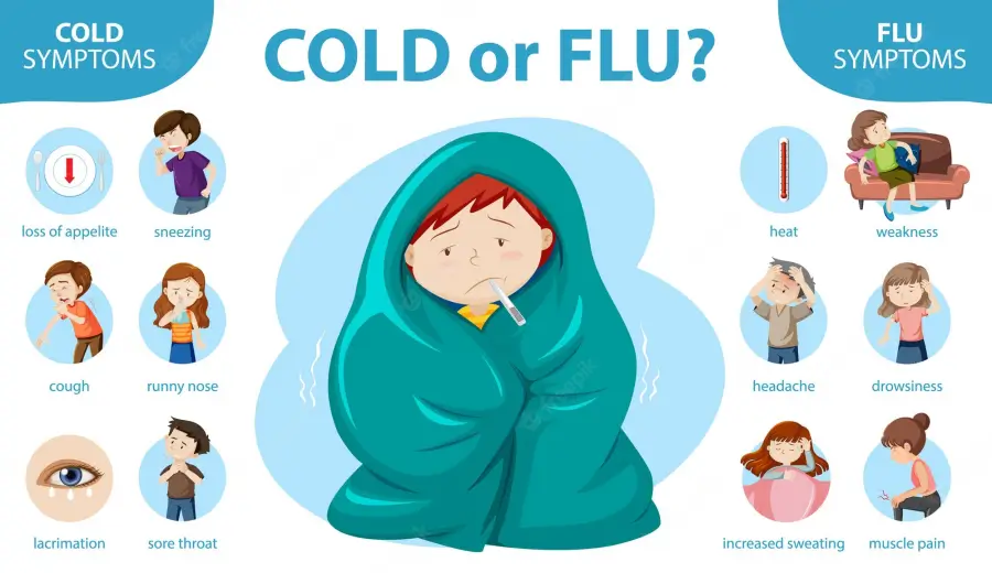 Q. 감기와 독감은 치료방법이 비슷하다?