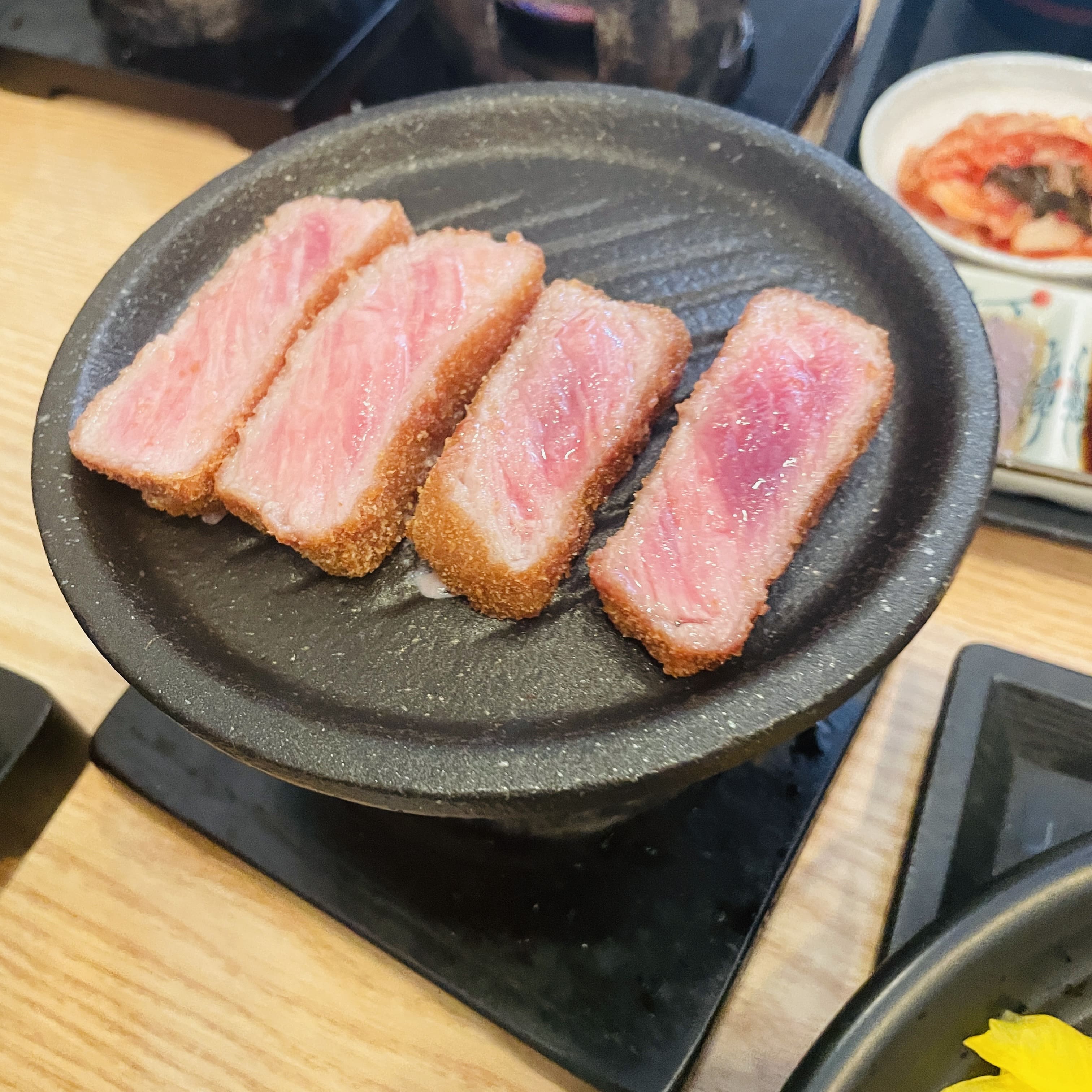 해운대 장산 규카츠 맛집 백식당 규카츠 구워먹기