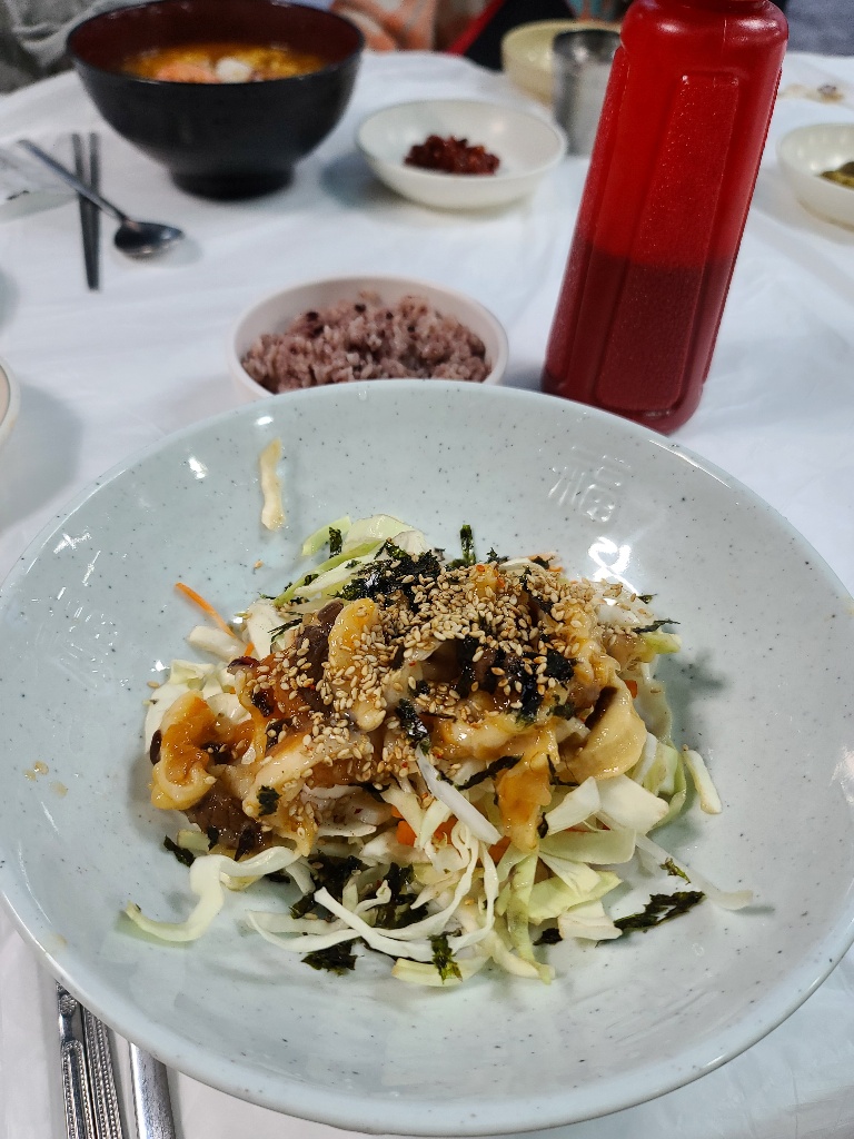 속초 삼순이 멍게회덮밥 음식 사진