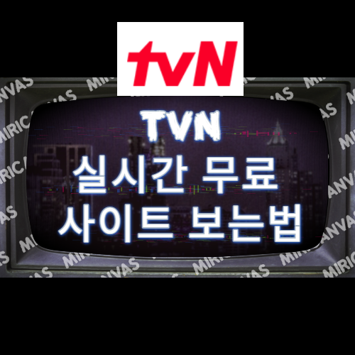  tvn 실시간 무료 tvn 온에어 보는법