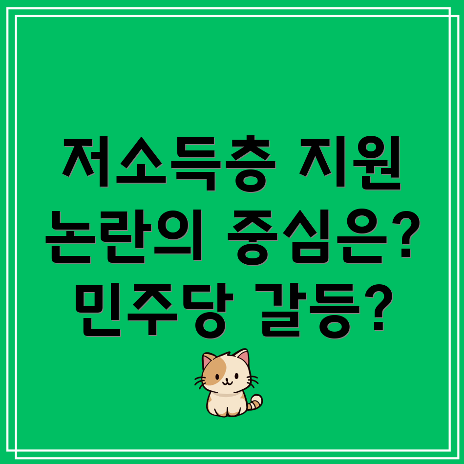 저소득층 지원금