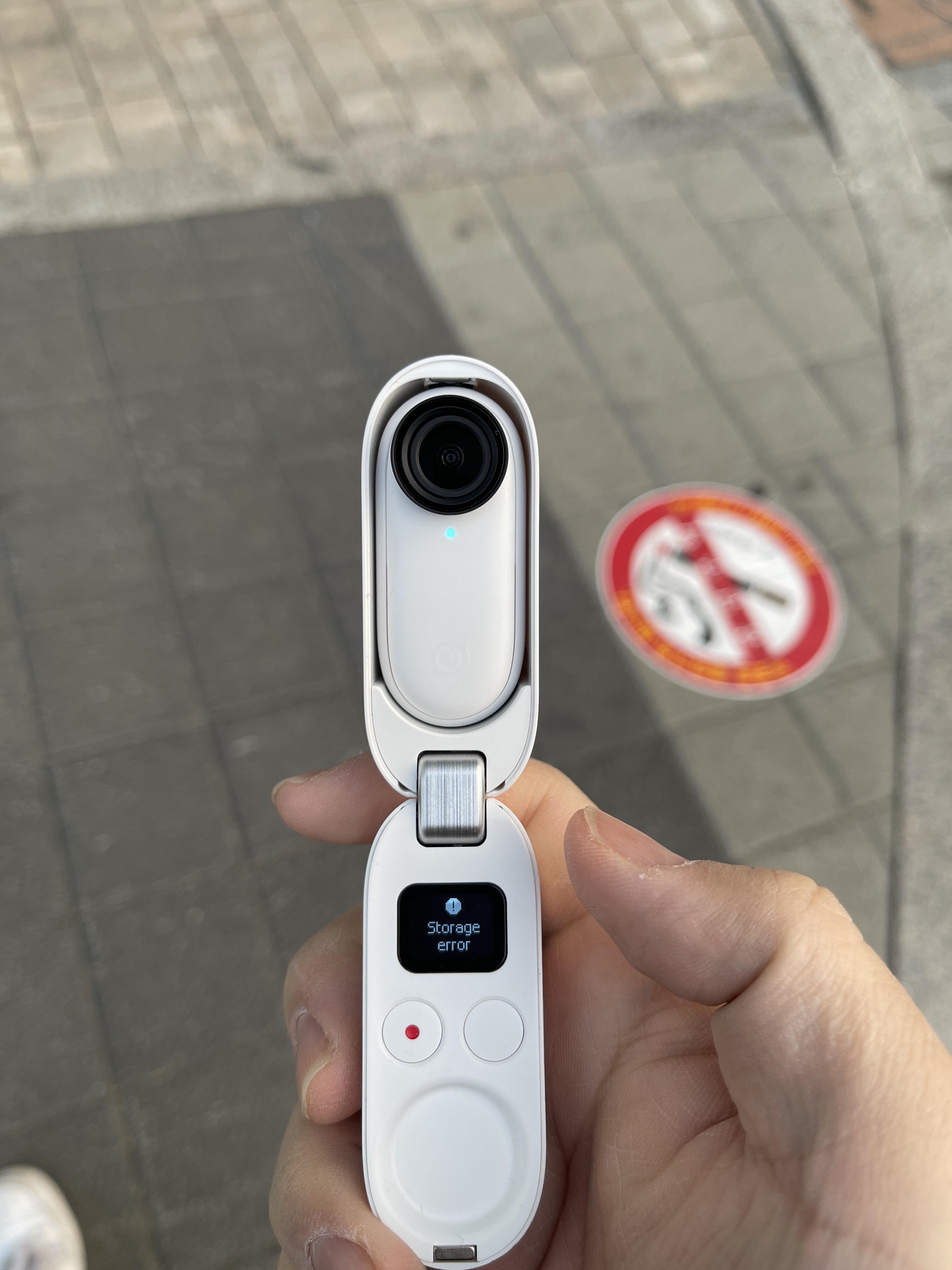  인스타 360 GO2 스토리지 에러