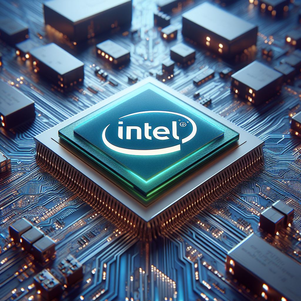 인텔(Intel) 기업 로고 이미지