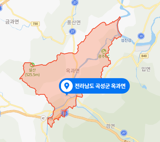  전남 곡성군 옥과면 무창 교차로 SUV - BMW 차량 정면 충돌사고 (2021년 4월 6일)