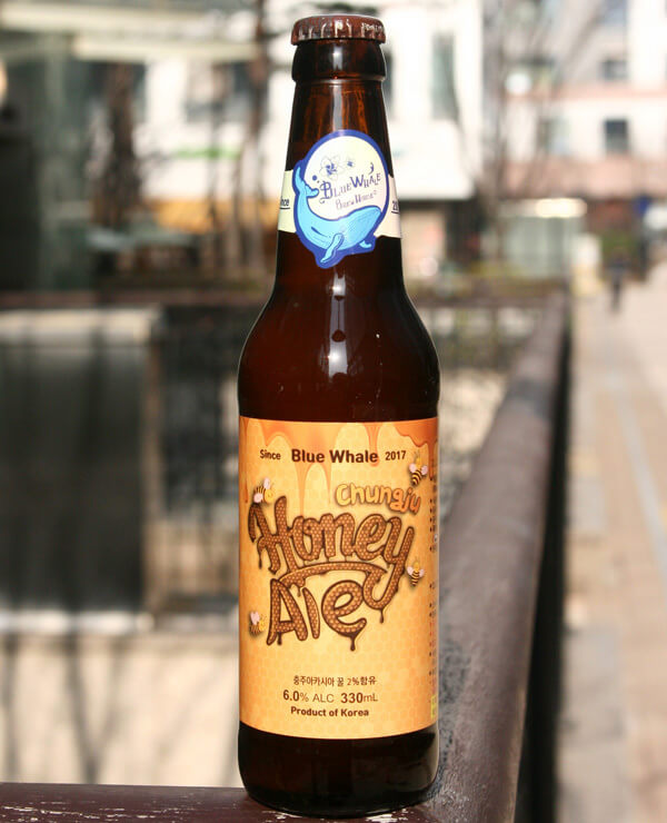  [맥주리뷰] 블루웨일 충주 허니에일(Bluewhale 충주 honey ale) - 6.0%