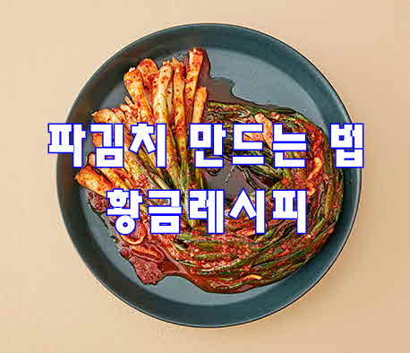  파김치 담그는법 황금레시피