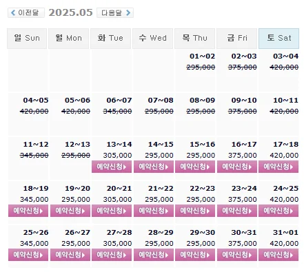 통영동원로얄cc 예약: 1박 2일 골프 패키지 가격 및 날씨 (5월 13일)