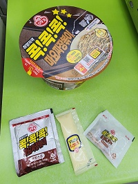  오뚜기 마요짜장 볶이라면 후기