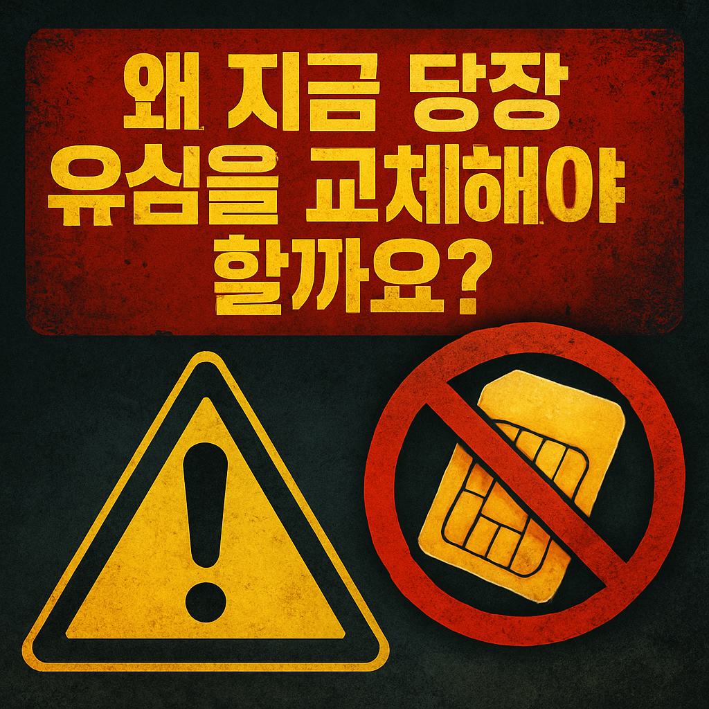 왜 지금 당장 유심을 교체해야 할까요?
