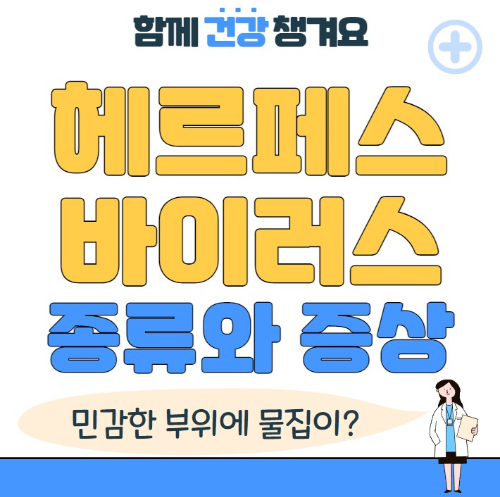 헤르페스 바이러스 종류와 증상