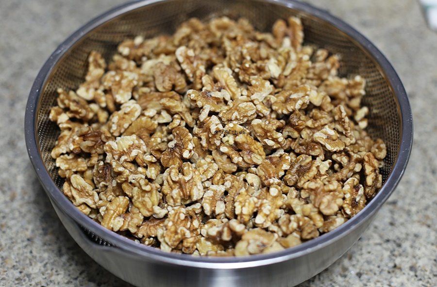 않고 굽죠 호두전처리 호두강정 만들기 튀기지 11