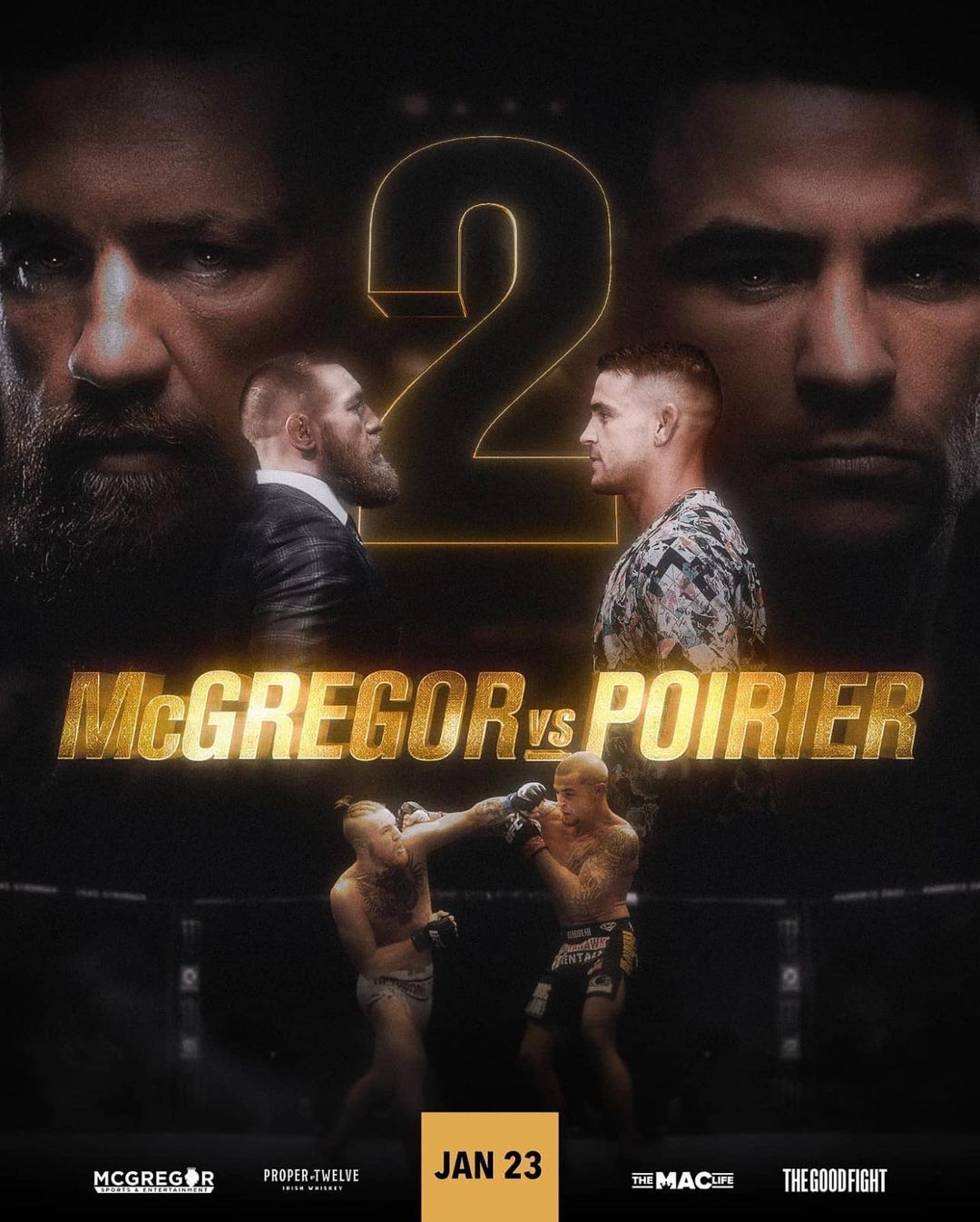  UFC 맥그리거 포이리에2 리매치? (배당률)