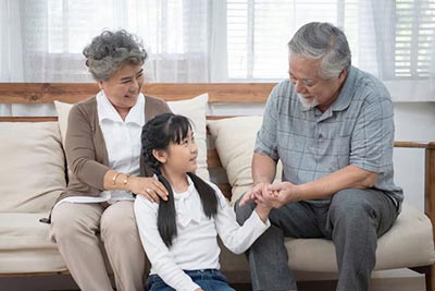 손주 손녀와 조부모