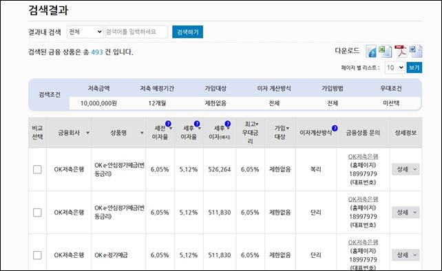 예적금 금리 비교 사이트 모음