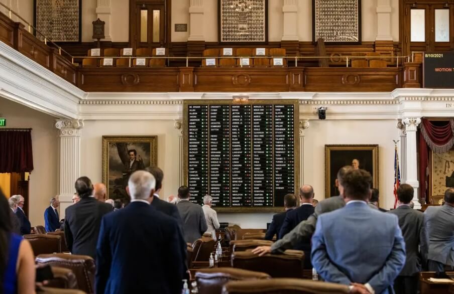  [속보] 텍사스 의회 및 법원, 워싱턴 피신 52명 민주당 의원들에 체포영장 전격 발부 VIDEO: [Breaking] Texas Democrats may face arrests and be forced back to the Capitol after stalling voting restrictions bill