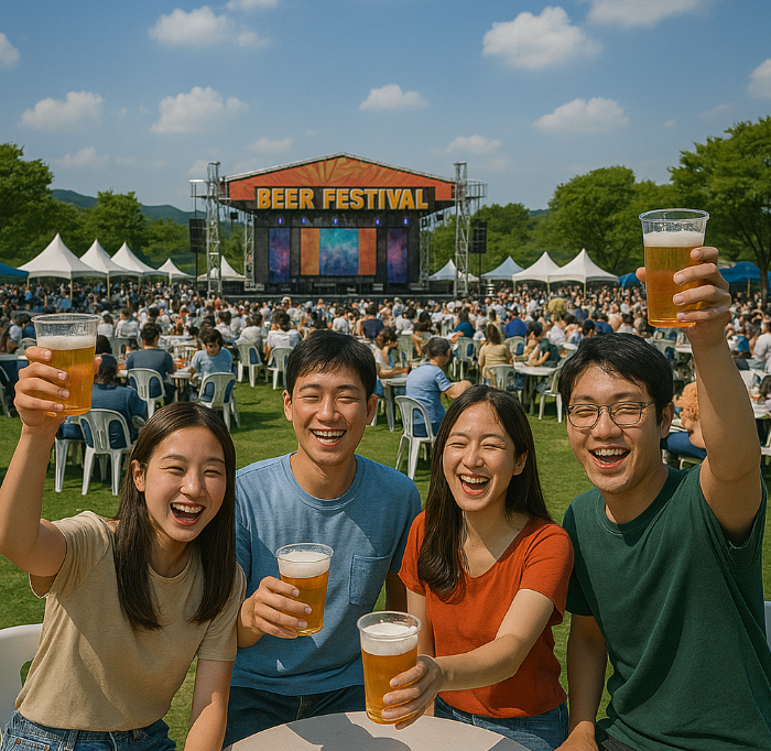 칠곡 맥주축제 꿀맥 페스티벌 모습