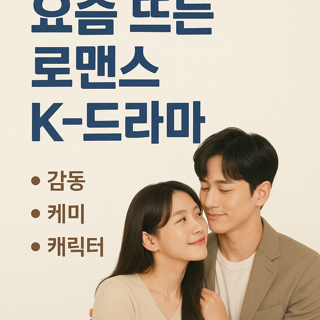 요즘 뜨는 로맨스 K-드라마 (감동, 케미, 캐릭터)