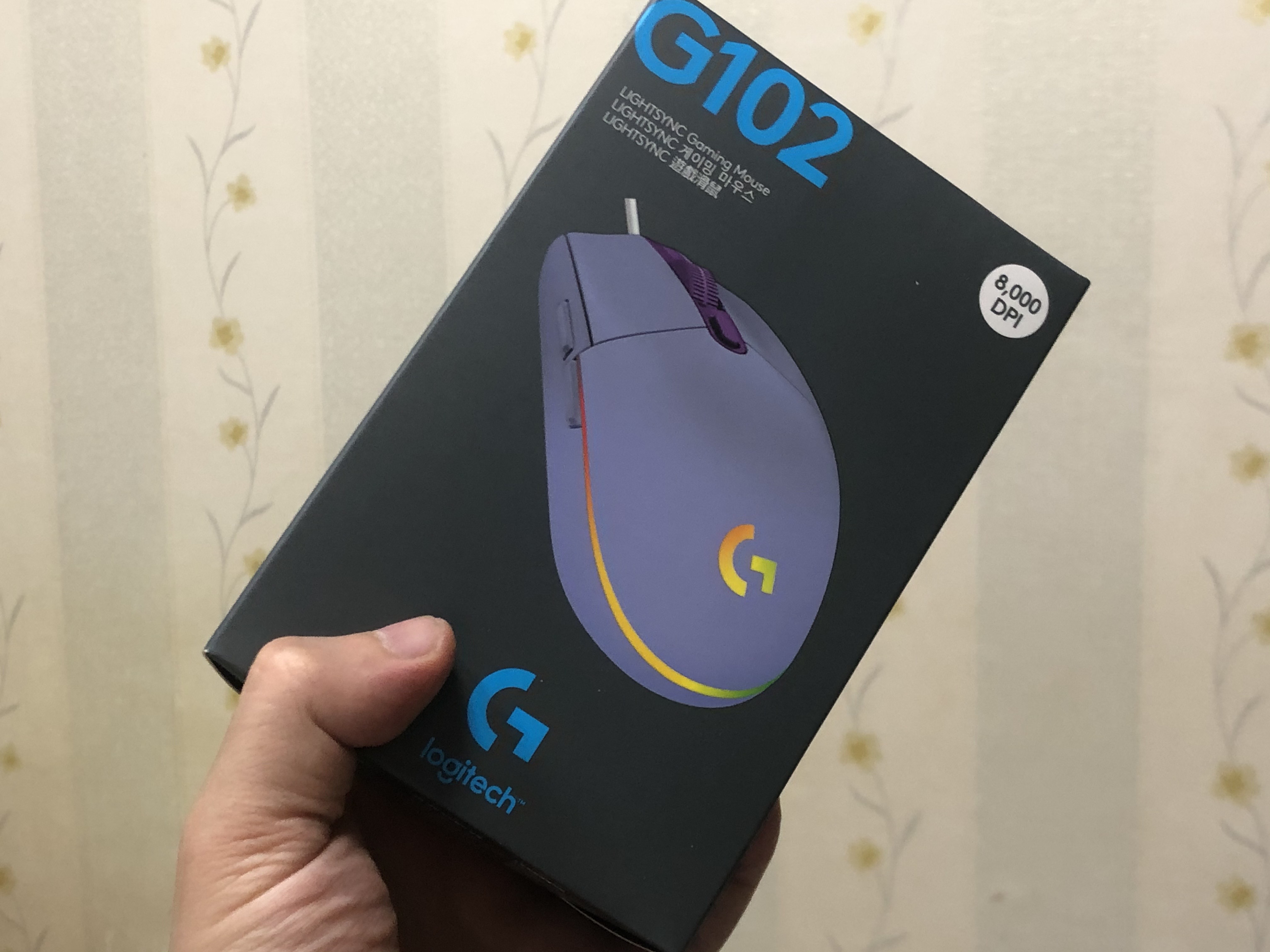  로지텍 게이밍마우스 G102 2세대 라일락 사용후기