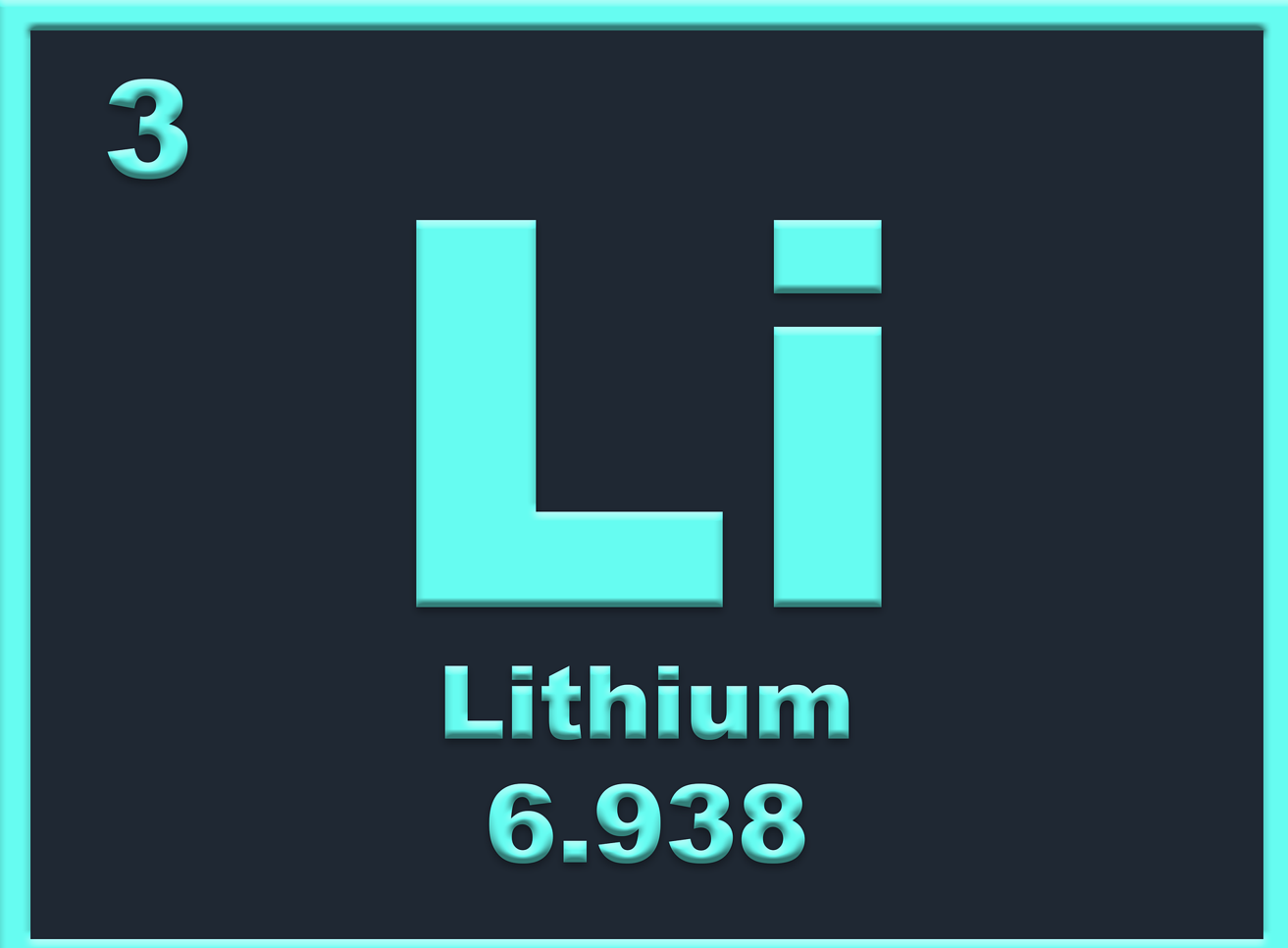 Lithium&#44; Li