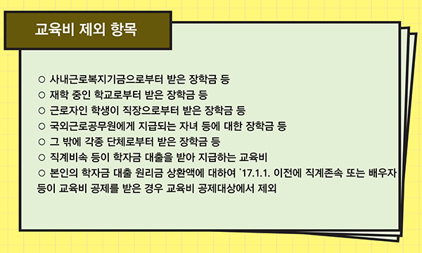 교육비제외항목