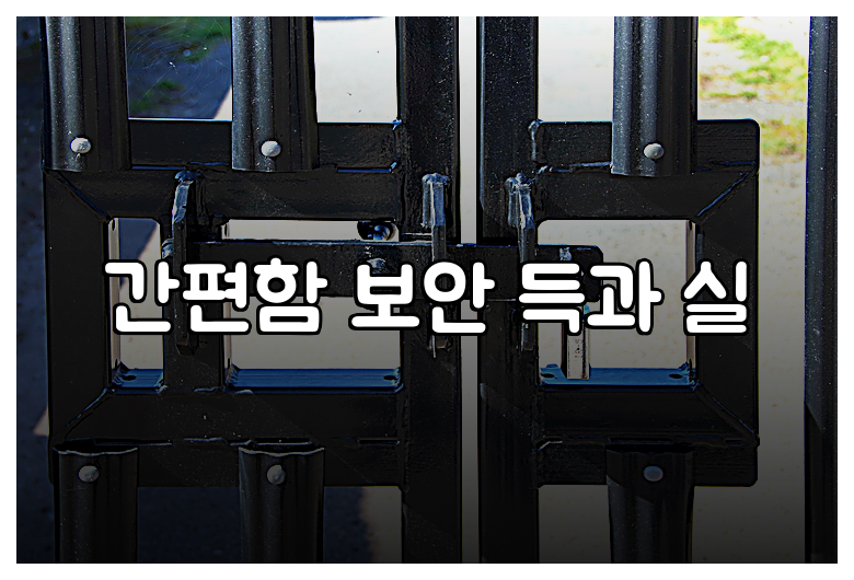 간편함 보안 득과 실