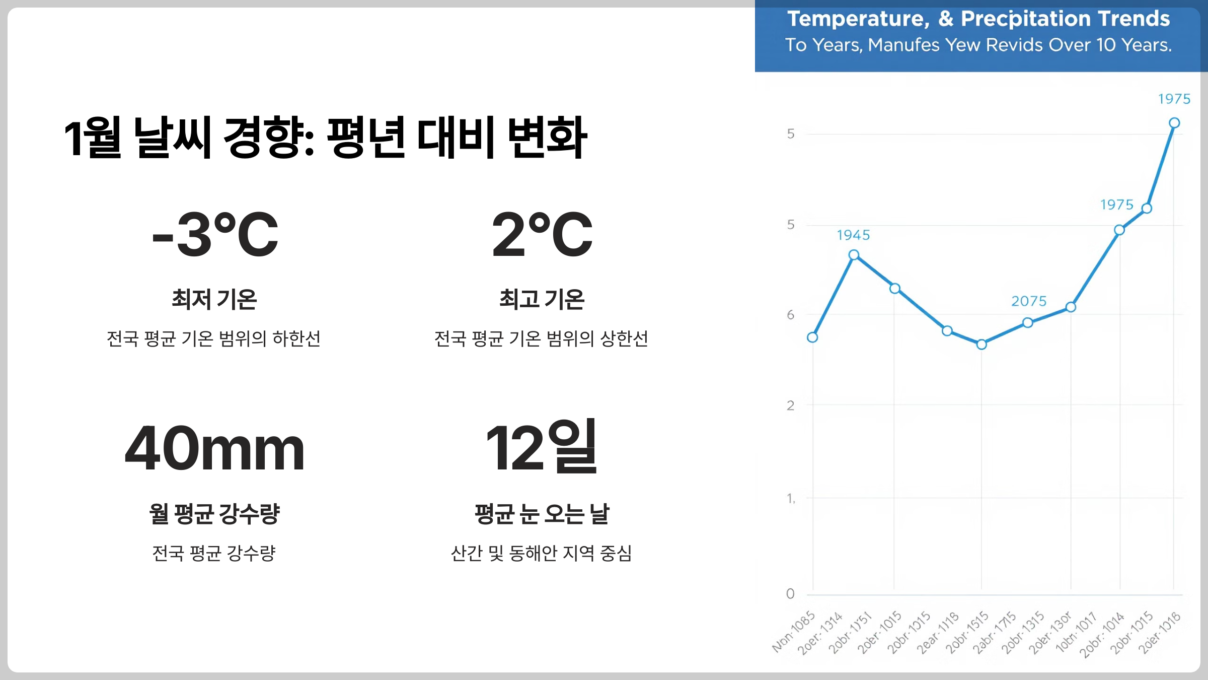 기온 변동성과 한파 발생 양상