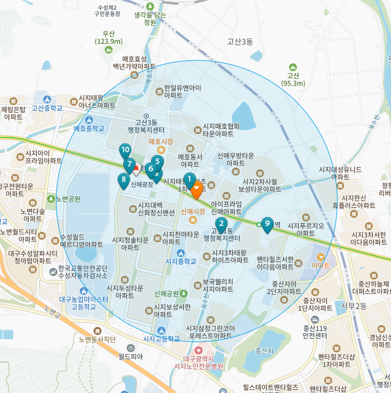 대구 수성구 신매동 일요일 진료 휴일 문 여는 병원