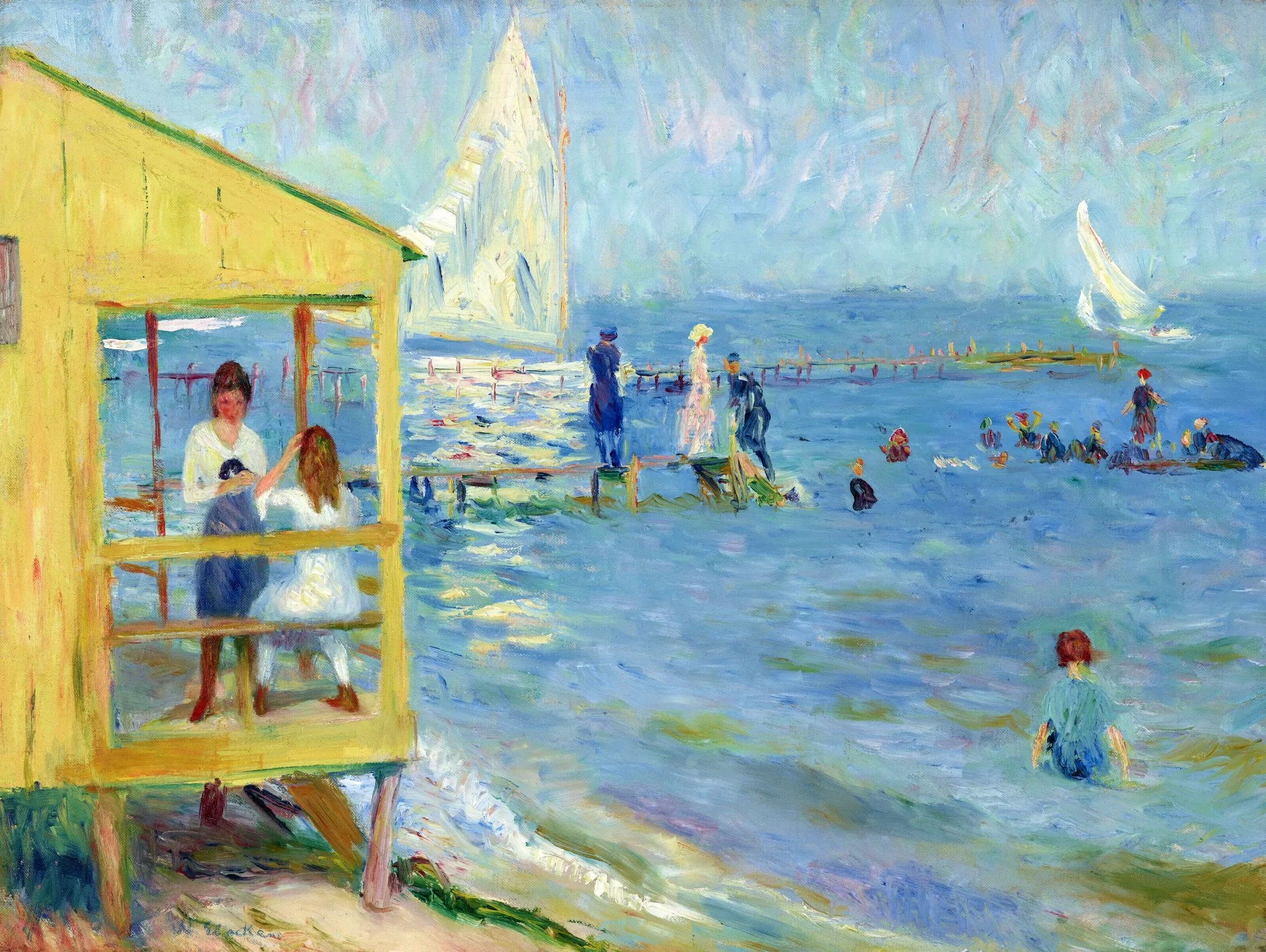 월리엄 글래큰스(William Glackens)&#44; 미국&#44; 화가&#44; 1870-1938