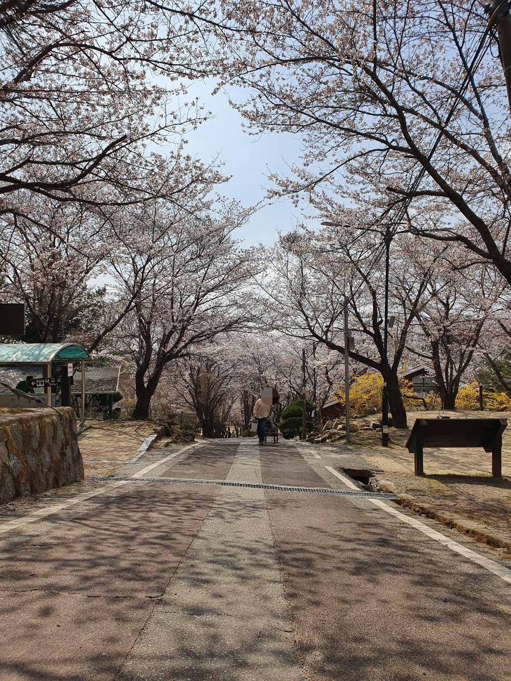 가산산성 야영장 B구역 이동길