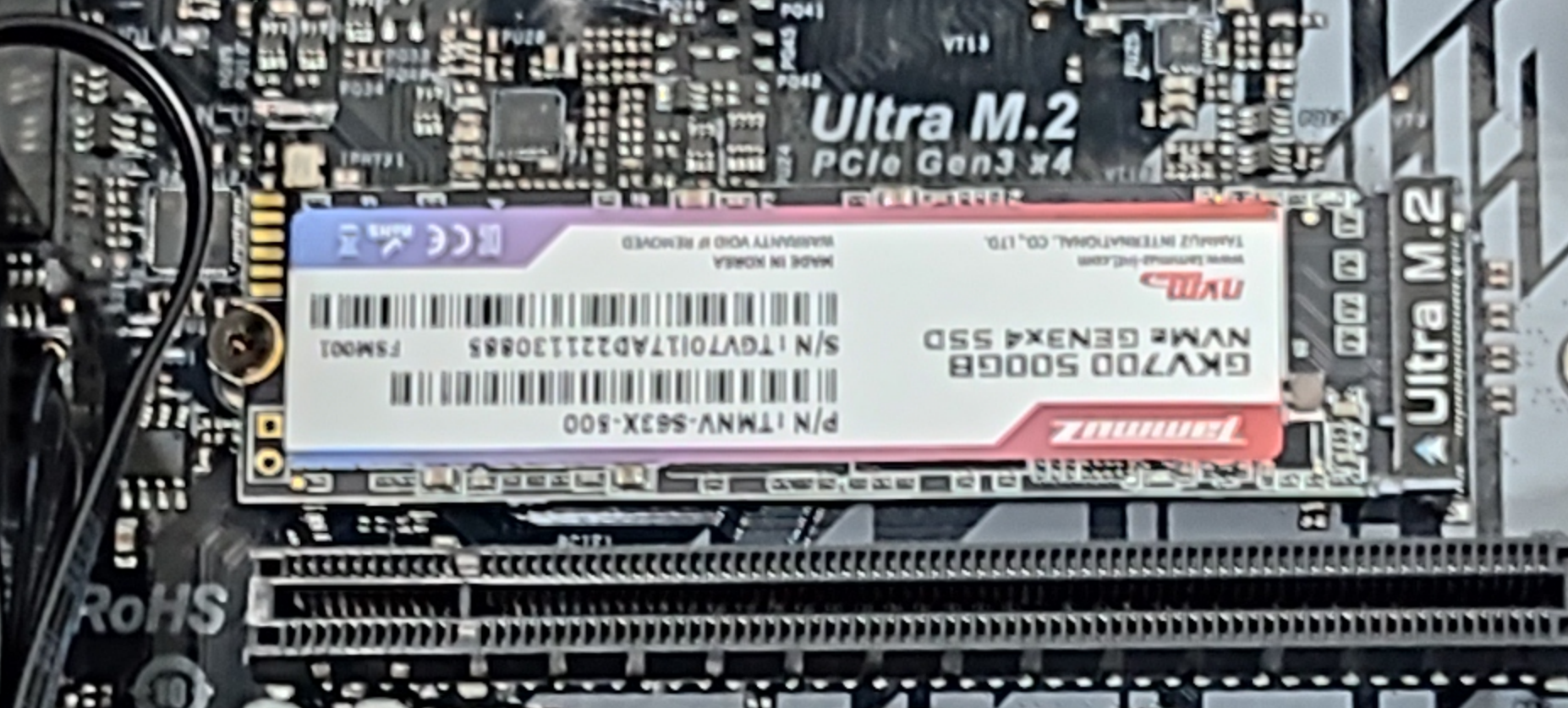 타뮤즈 GKV700 500GB M.2 SSD