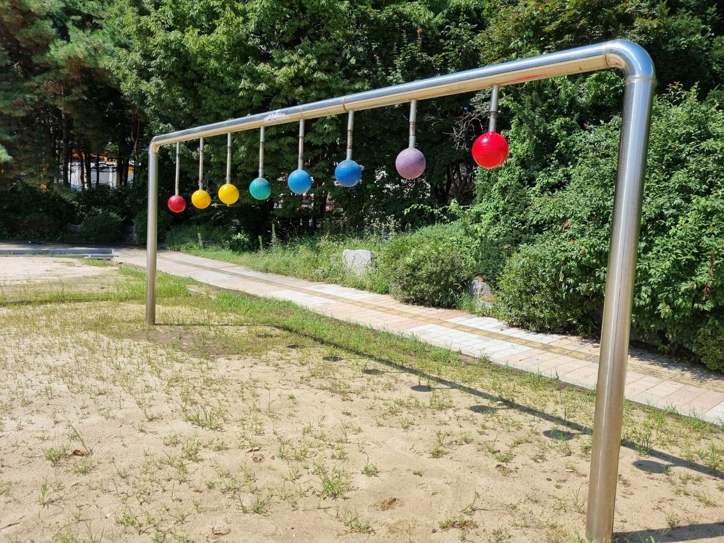  [날개스포츠] 의정부경의초교 점프볼 교체, 점프볼 설치 작업