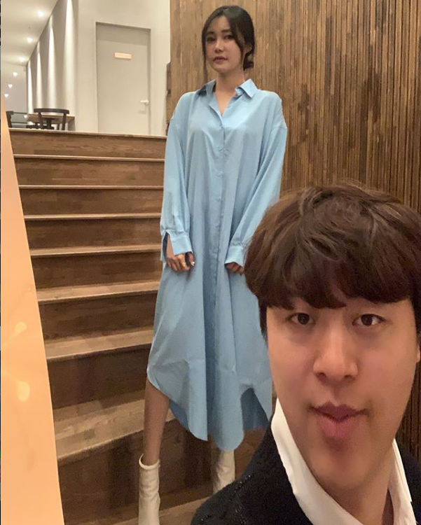  유상무 와이프의 과도한 보정 ㅋ