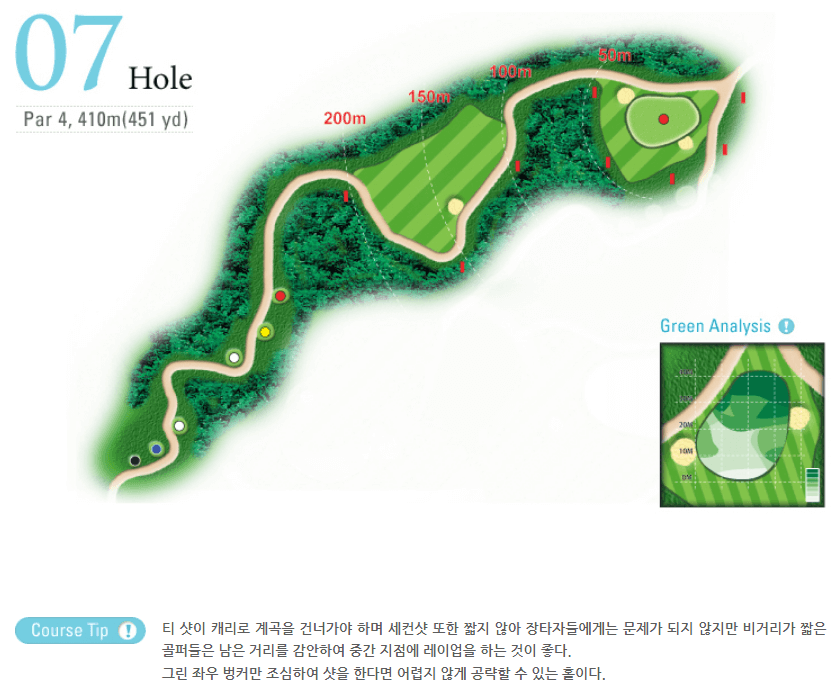 로드힐스 골프앤리조트 힐스코스 7