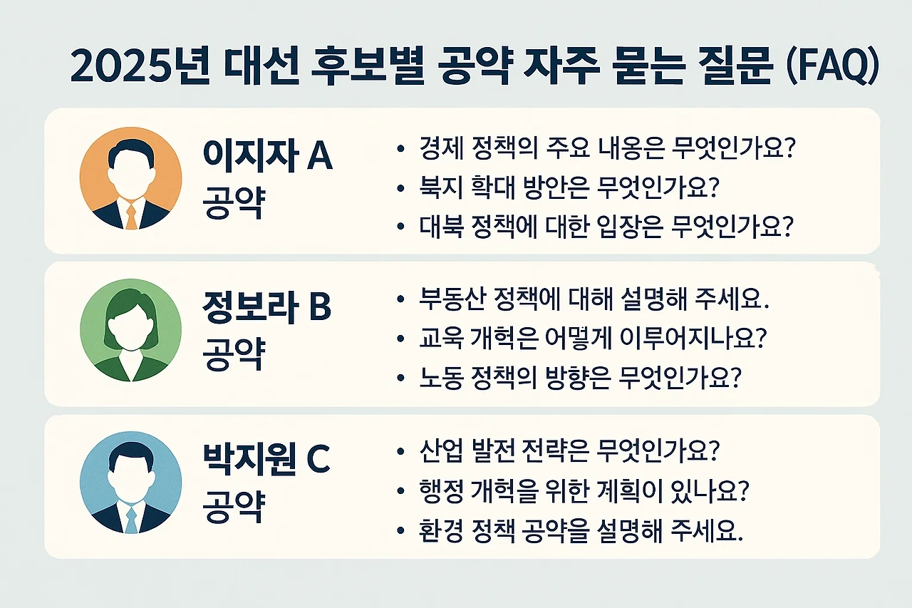 2025 대선 공약 비교: 이재명 vs 김문수 vs 이준석, 누가 진짜 실현 가능한 약속을 했을까?