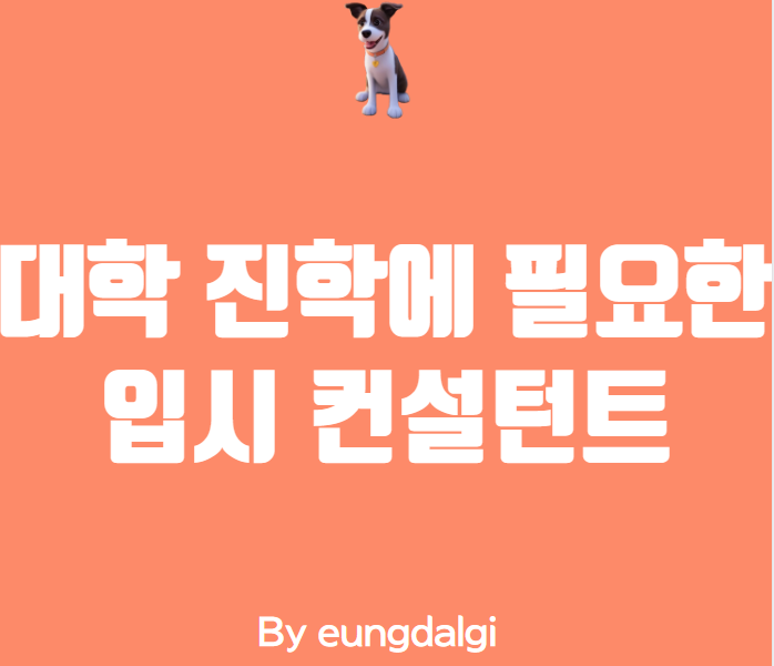  입시 컨설턴트: 대학 진학을 위한 최고의 파트너