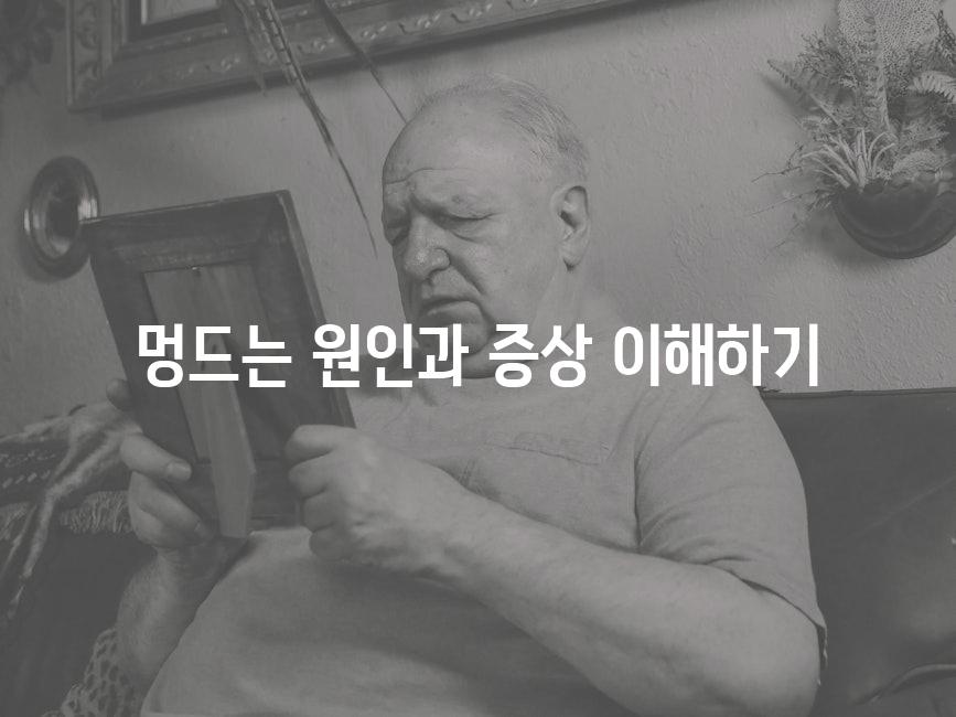 멍드는 원인과 증상 이해하기