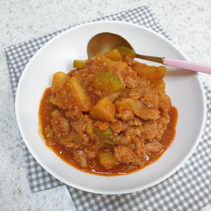  백종원 감자짜글이 스팸 감자 짜글이 맛있고 쉬운 감자요리