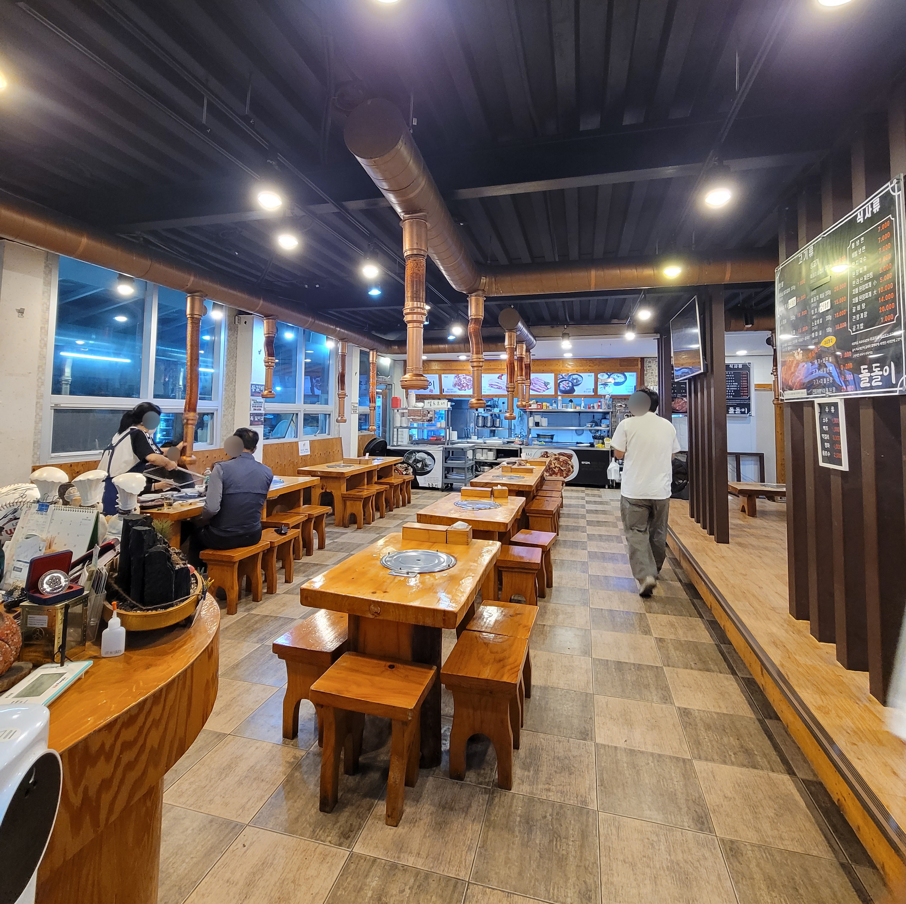 제주도 서귀포맛집 돌돌이 숯불갈비 흑돼지삼겹살