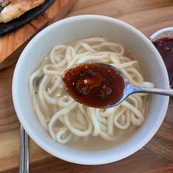 바지락칼국수