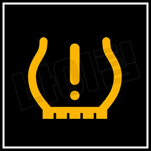 자동차 경고등 타이어 공기압
