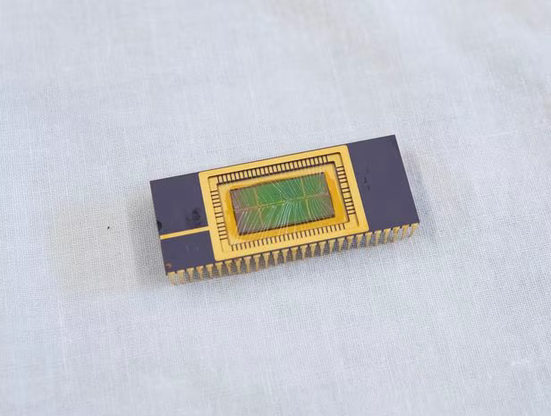 삼성전자가 1994년 세계 최초 개발한 256메가 D램.