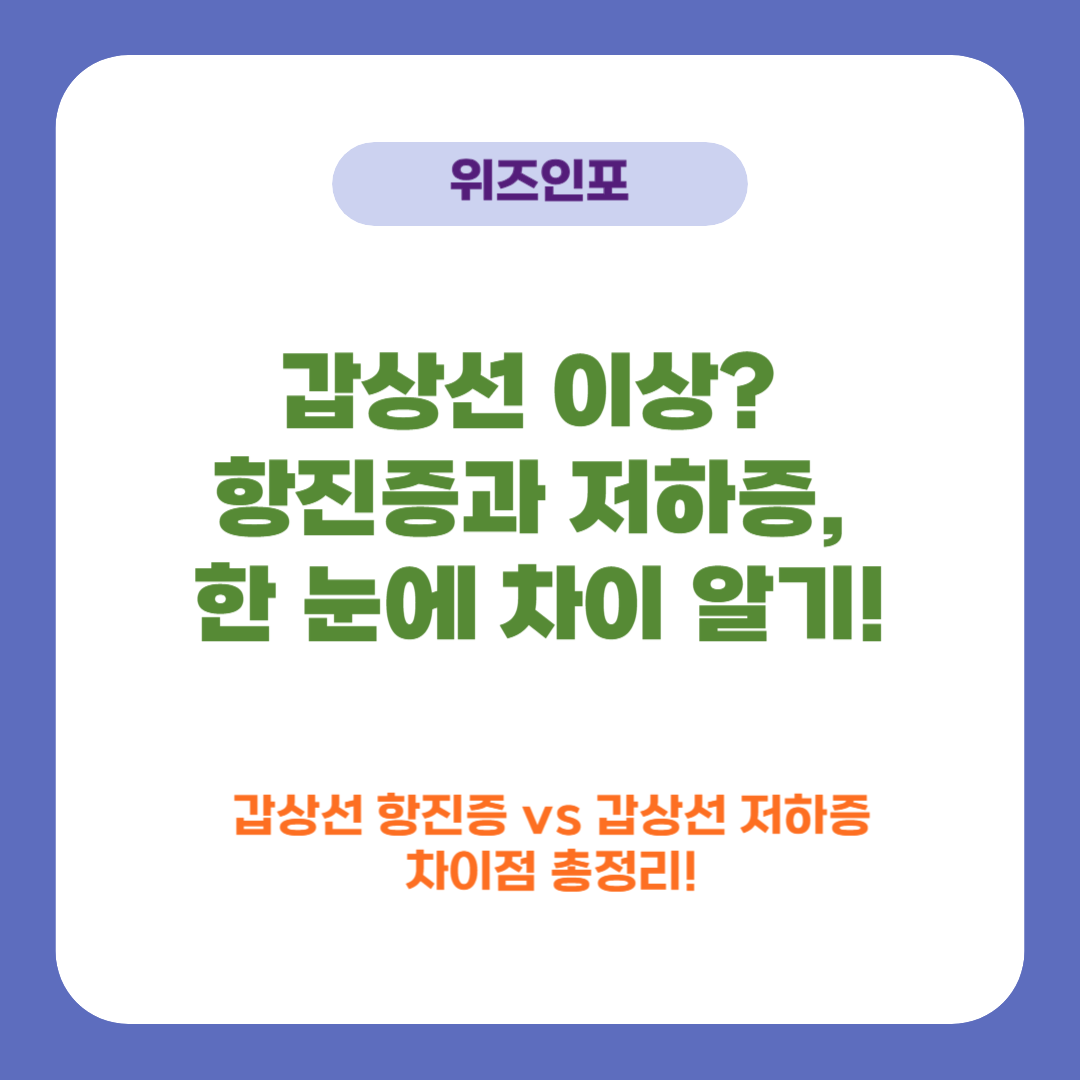 갑상선차이