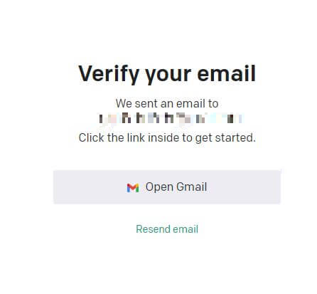 ChatGPT-사이트-이메일과-비밀번호입력후-메일확인-안내화면