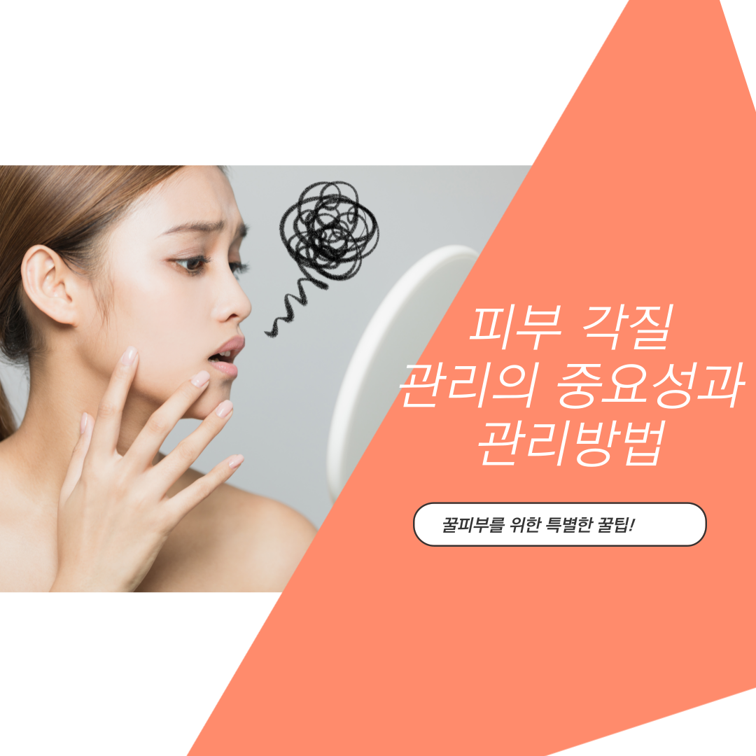  피부 각질 관리의 중요성 과 관리방법