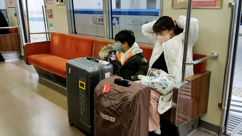 후쿠오카공항 일본출입국